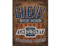 Enseigne Chevrolet en métal / Chevy Motor Division